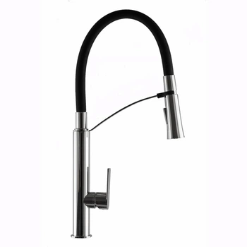 Смеситель для кухни TOPAZ Barts TB 8817-H18 с гибким изливом, хром
