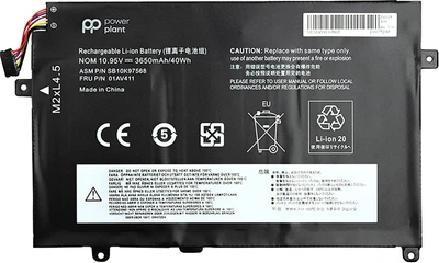 Аккумулятор PowerPlant для ноутбуков Lenovo Thinkpad E470 (01AV411) (10.95V/3650mAh/6Cells) (NB480883)