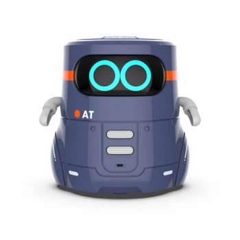 Интерактивная игрушка AT-Robot Умный робот с сенсорным управлением и обучающими карт темно (AT002-02-UKR)