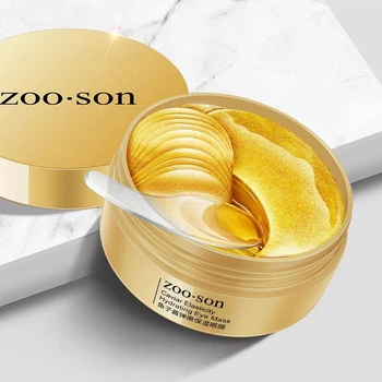Гідрогелеві патчі в банку ZOOSON Caviar Elastic Moisturizing Eye Mask з екстрактом ікри 80г/60шт/30пар ZX31384