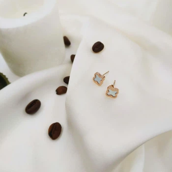 Серьги гвоздики Ван Клифф 0.5см