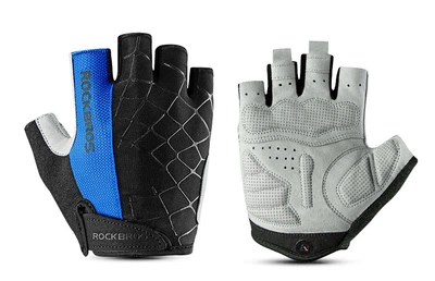 Перчатки RockBros Spyder, черно-синие, L
