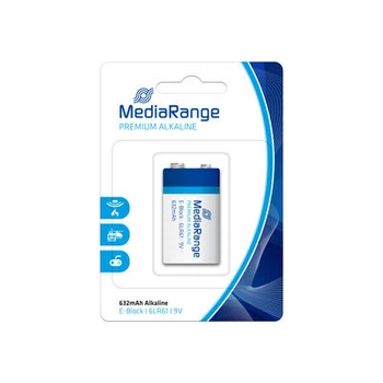 Батарейка MediaRange Premium "Крона" 6LR61, 9V (MRBAT107)