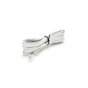 Патч-корд телефонный 2м RJ11 (6P4C) Voltronic (PC-2,0W)