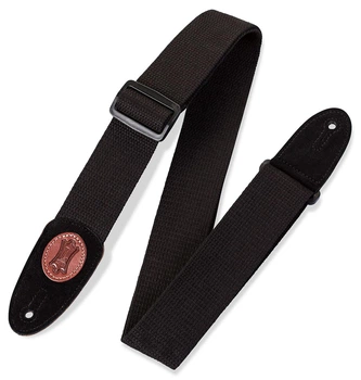 Ремень гитарный LEVY'S MSSC8-BLK CLASSICS SERIES COTTON GUITAR STRAP (BLACK)