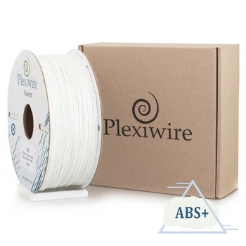 ABS+ пластик Plexiwire для 3D принтера 1.75мм белый (400м / 1кг)