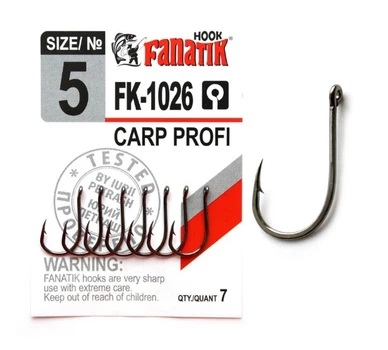 Крючок Carp Profi №5 Fanatik арт FK-1026-5