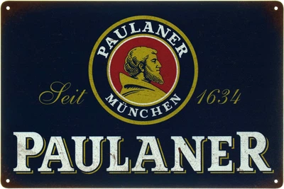 Металлическая табличка "Paulaner (Logo)" (ms-103512)