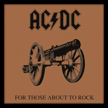 Постер плакат в раме "AC/DC (For Those About To Rock)" Pyramid International (pat-103352)