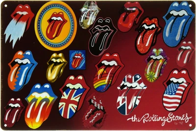 Металлическая табличка "The Rolling Stones (Est 1962)" (ms-103534)
