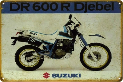 Металлическая табличка "Suzuki (DR 600 R Djebel)" (ms-103514)