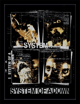 Постер плакат у рамі "System of a Down (Distortion)" Pyramid International (pat-103328)