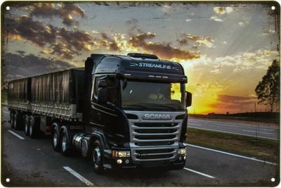 Металлическая табличка "Scania (Streamline)" (ms-103383)