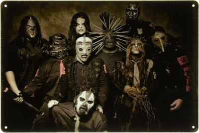 Металлическая табличка "Slipknot (Heavy Metal)" (ms-103511)