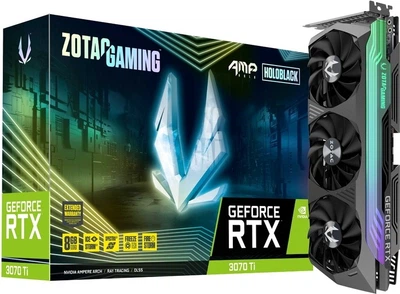 Видеокарта Zotac GAMING GeForce RTX 3070 Ti AMP Holo (ZT-A30710F-10P)