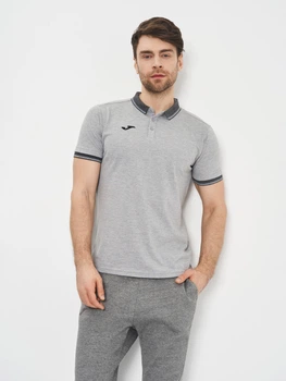 Поло довге чоловіче Joma Bali II 100748.250 M Сіре (9997000345105)