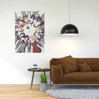 Плакат-постер с принтом Кавун Аниме Милый во Франксе Darling in the FranXX A2 ПЛ000506 A2