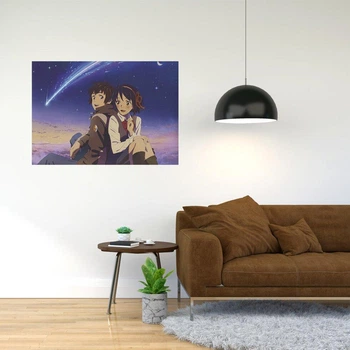 Плакат-постер із принтом Кавун Kimi no na wa your name Твоє ім'я 3 А0 ПЛ000426 А0