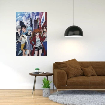 Плакат-постер з принтом "Neon Genesis Evangelion Shinseiki Evangerion - Євангеліон нового покоління (аніме) " А4 ПЛ000207(А4)