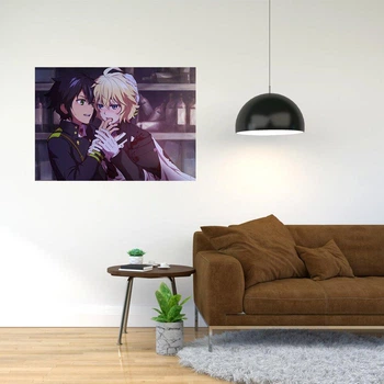 Плакат-постер с принтом Кавун Owari no Seraph Последний Серафим 4 A4 ПЛ000441 А4