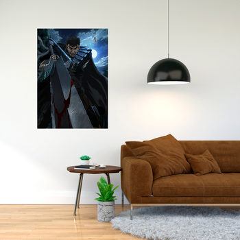 Плакат-постер с принтом Кавун Сериал Берсерк Kenpuu Denki Berserk А4 ПЛ000346 А4