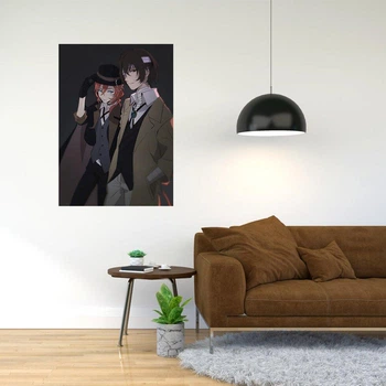 Плакат-постер с принтом "Bungo Stray Dogs - Проза бродячих псов (манга, ниме сериал) " А3 ПЛ000055