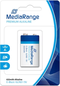 Bateria alkaliczna MediaRange Premium Alkaline 9 V LR61 (4260283111695)