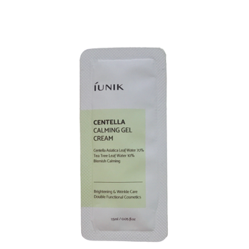 Заспокійливий крем-гель для обличчя із центелою IUNIK Centella Calming Gel Cream 1.5 ml (пробник)
