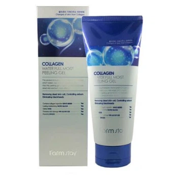 Пилинг-гель для лица с коллагеном FarmStay Collagen Water Full Moist Peeling Gel 180 ml