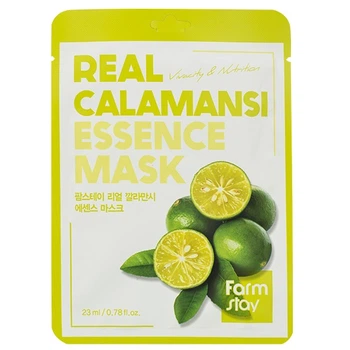 Тканевая маска для лица с каламанси FarmStay Real Calamansi Essence Mask 23 ml