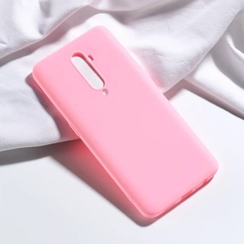 Чехол Soft Touch для Oppo Reno 2 силикон бампер светло-розовый