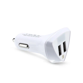 Автомобільний зарядний пристрій Remax RCC-208 Aliens 2 USB LCD 18W білий