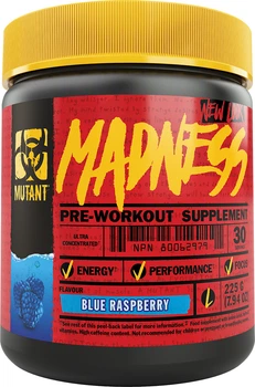 Передтренувальний комплекс Mutant Madness порошок 225 г Голуба малина (627933026145)