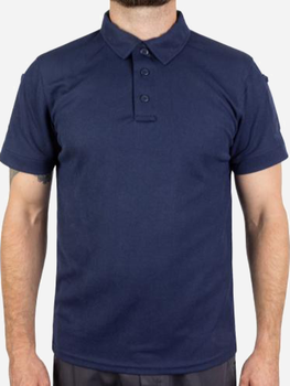 Поло тактическое MIL-TEC Sturm Tactical Short Sleeve Polo QuickDry 10961003 L Dark Navy (2000980530694)