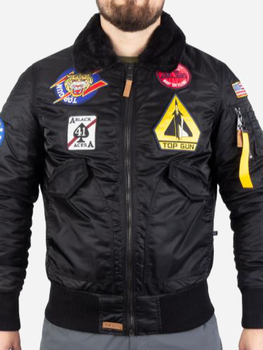 Куртка лётная мужская MIL-TEC Sturm Flight Jacket Top Gun Aie Force 10430302 M Black (2000980537273)