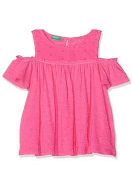Блуза для девочек Benetton 3Z01C142R 160 cm (87565160cm) Розовый