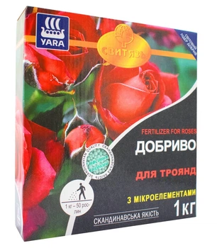 Удобрение гранулированное Yara для роз 1 кг Yara 59198
