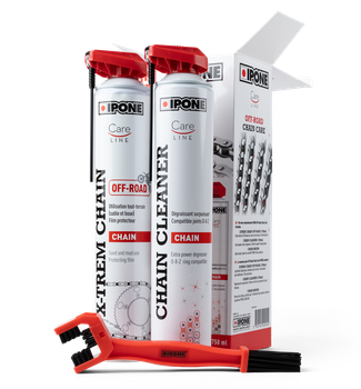 Комплект для ухода за цепью мотоцикла IPONE Off-Road Chain Care 3 in 1, 2*750 мл (800737)