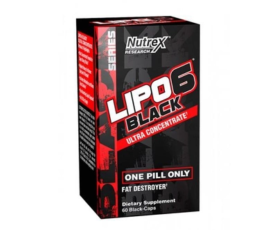 Жиросжигатель Nutrex Lipo-6 Black Ultra