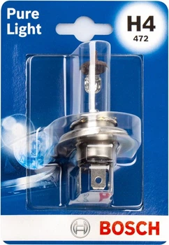 Лампа 12V H4 60/55W (вусики) Р43 BOSCH (1987301001)