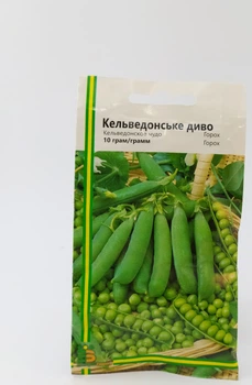 Насіння гороху Кельведонське диво Імперія Насіння Україна 10 г