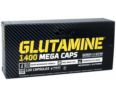 Амінокислота Olimp Sport Nutrition L-Glutamine 1400 Mega Caps 120 капсул (106001)