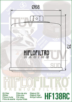 Фільтр оливний HIFLO FILTRO RACING (HF138RC)