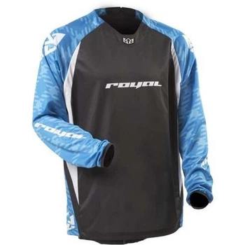 Велосипедное джерси Royal SP-247 JERSEY длинный рукав BLACK/BLUE XL