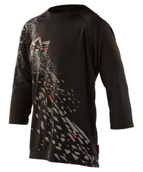 Велосипедне джерсі Royal FRAGMENT JERSEY 3/4 BLACK L