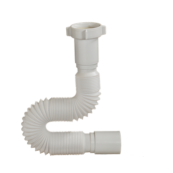 Гибкая гофротруба с гайкой 1 1/2"40х40 длина 750мм, VTM АС-1012