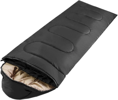 Спальник-одеяло Champion с капюшоном Черный (CHM00632)