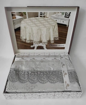 Скатерть Maison Royale 160 круг Demir Gri