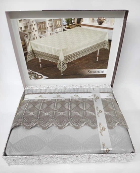 Скатерть Maison Royale 160x200 ovale Susanne Grey