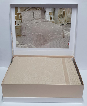 Покривало Піке Maison D'or La Vergne 260x260 Beige (Біж)